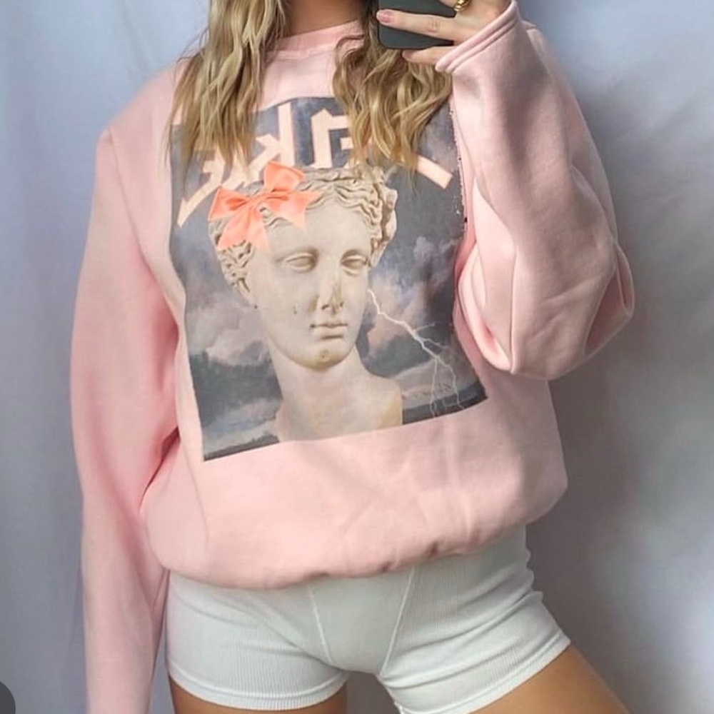 SELKIE Aphrodite Fleece Uniform Sweatshirt Size Large